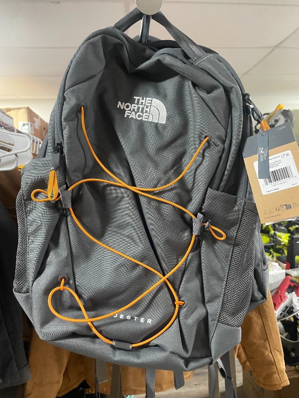 North Face Jester Book bag Grey & Orange
